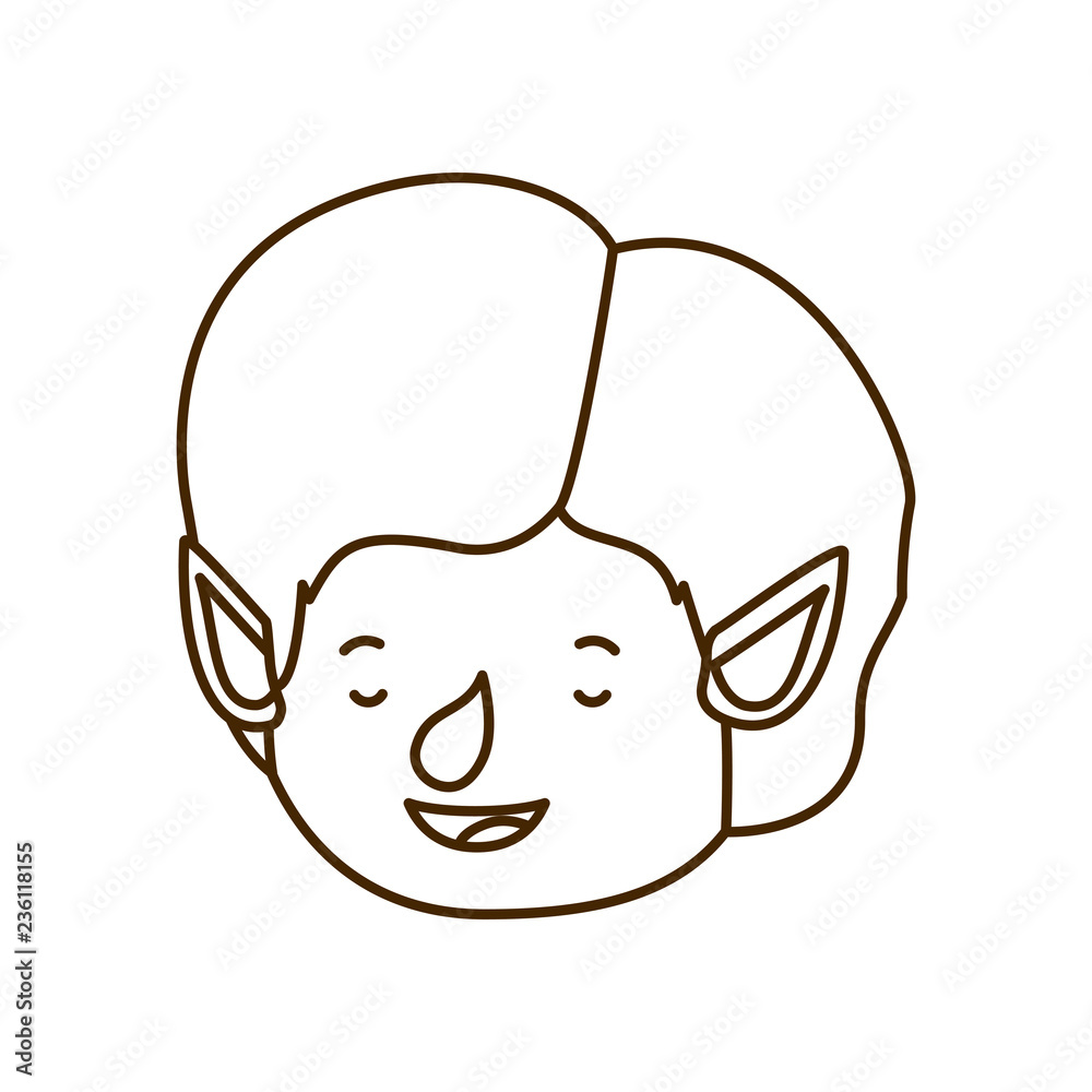 elf head avatar character elf head avatar character