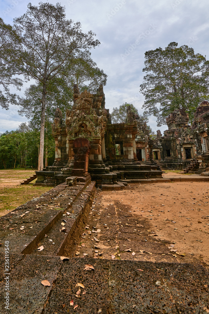 Buddhist temple in Angkor thom complex, Angkor Wat Archaeological Park in Siem Reap, Cambodia UNESCO World Heritage Site