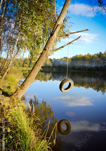 Swing over the pond