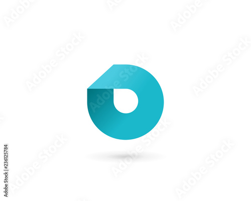 Letter O number 0 logo icon design template elements