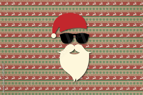 Santa - Rentier Muster