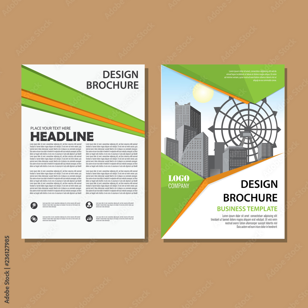 Fototapeta premium creative cover, layout, brochure, magazine, catalog, flyer for event