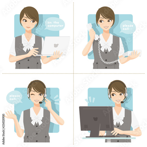 優良女子推進課/半袖＋ベスト