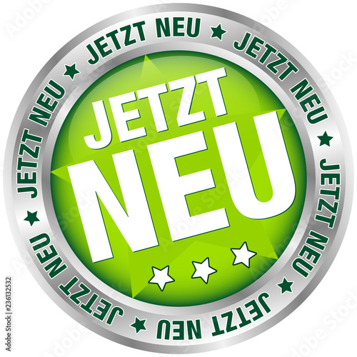 Button "Jetzt neu" grün/silber