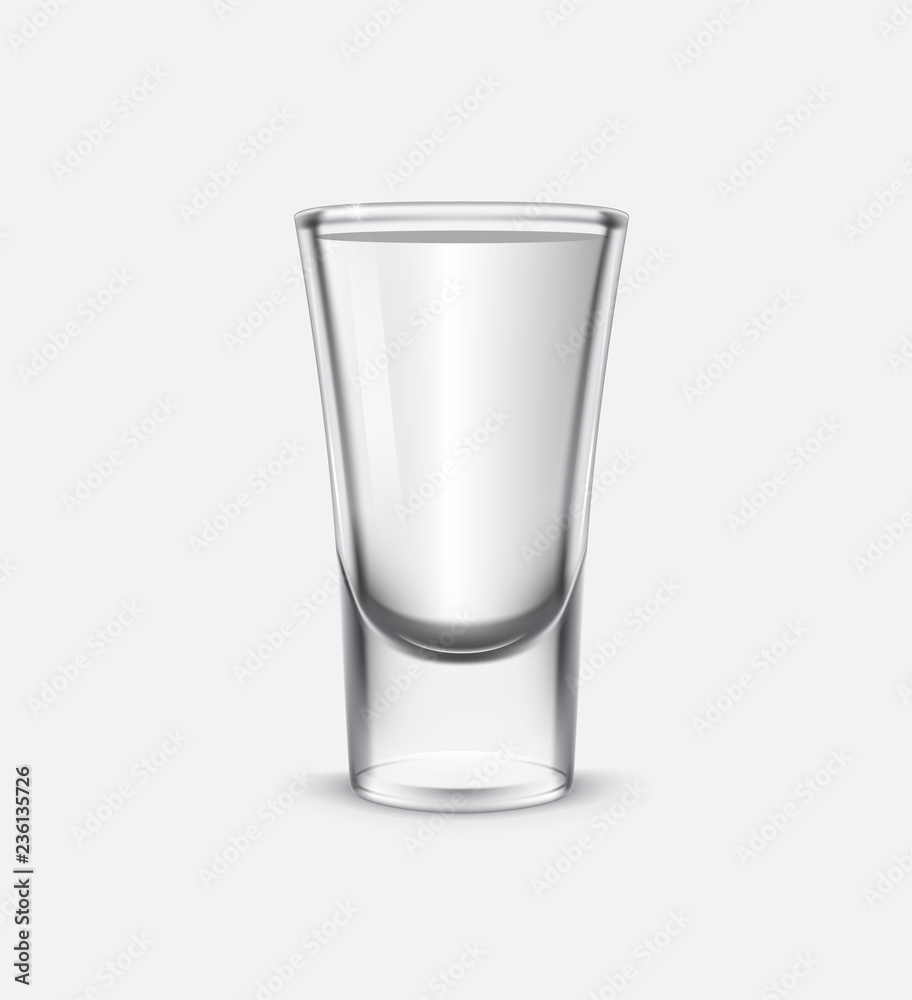 Glass 3d is empty. Vector illustration. Glass 3d is empty. Vector illustration.