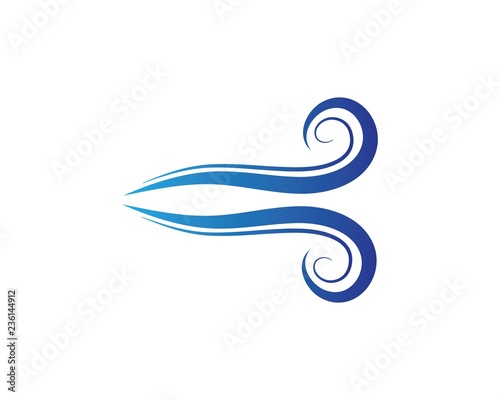 wind icon vector template © sangidan