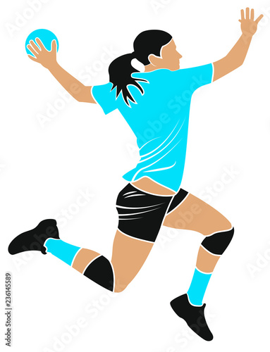 Handballeuse
