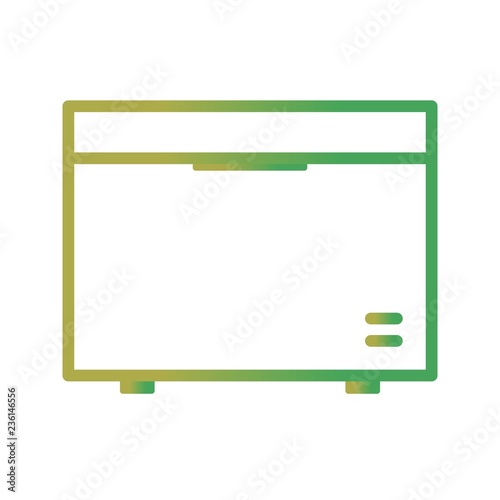 Deep Freezer Vector Icon