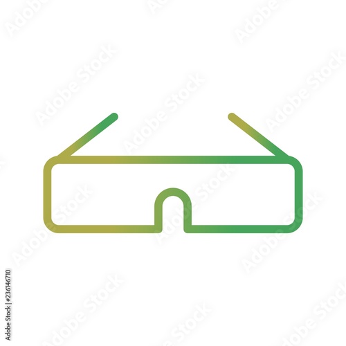3d Glasses Vector Icon