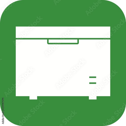Deep Freezer Vector Icon
