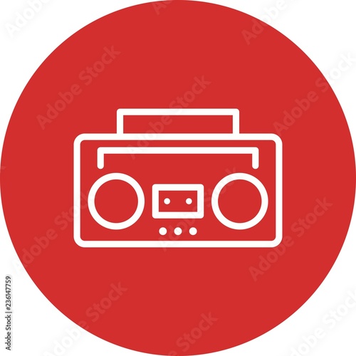 Audio Tape Vector Icon