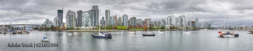 Panorama of the Vancouver, Canada skyline