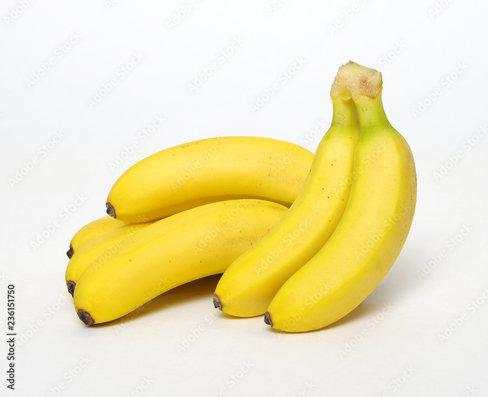 Banana baby on white