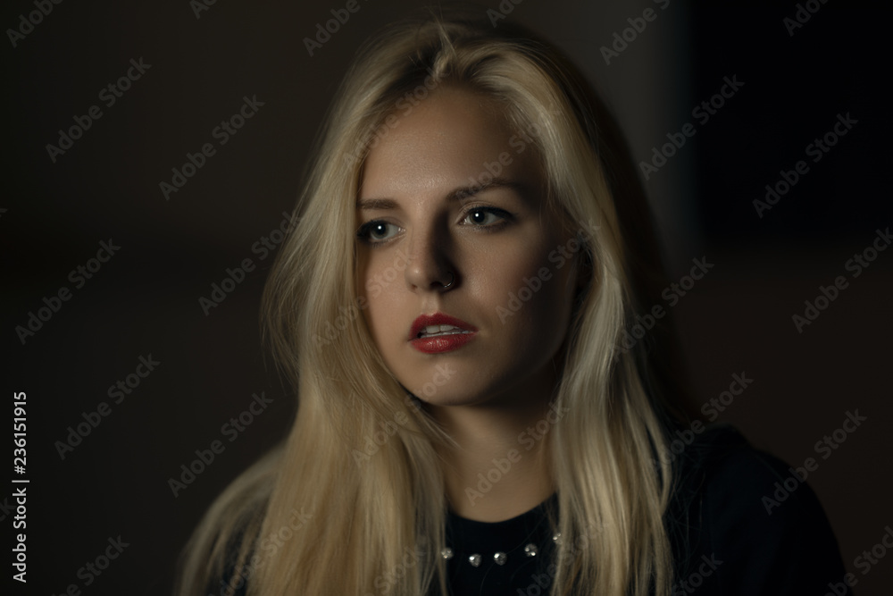 Pretty blonde bewildered. Pretty blonde bewildered.