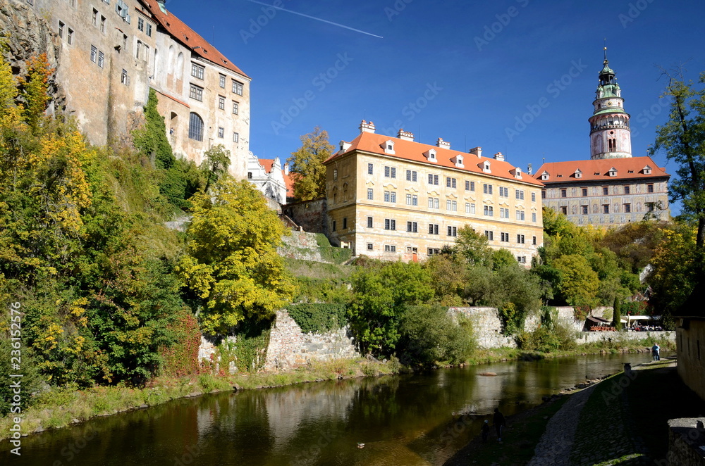 Fototapeta premium Castle in Cesky Krumlov, Czech Republic