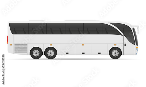 tour city bus stock vector illustration