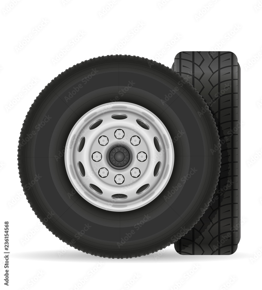 bus or truck wheel stock vector illustration bus or truck wheel stock vector illustration