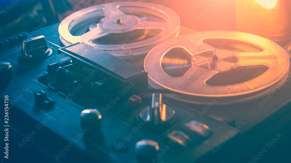 Fototapeta premium Vintage tape recorder
