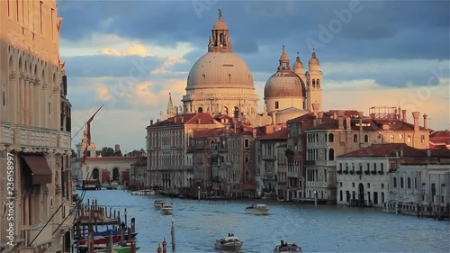 The Grand Canal, in Venice (Italy).  