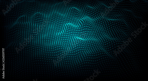 Abstract particle wave