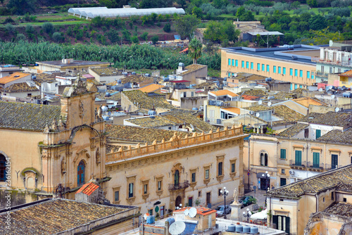 The Church of the Carmine and Convent of the Carmelitani Scicli Sicily Italy photo