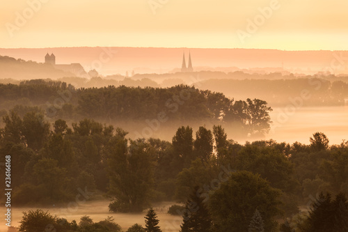 Quedlinburg im Morgennebel