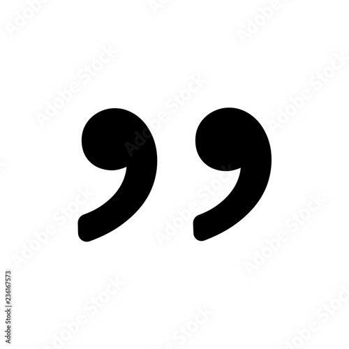 Quote icon vector