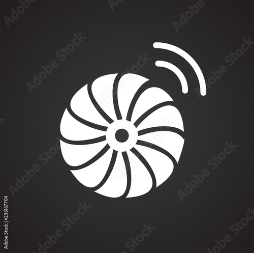 Smart fan icon on white background for graphic and web design  Modern simple vector sign. Internet concept. Trendy symbol for website design web button or mobile app