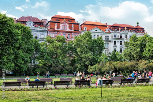 Obraz na płótnie Prag, Vinohrady w salonie