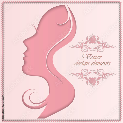 Woman's silhouette