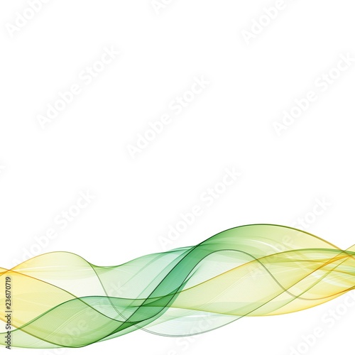 Abstract motion smooth color wave vector. Curve rainbow lines. eps 10