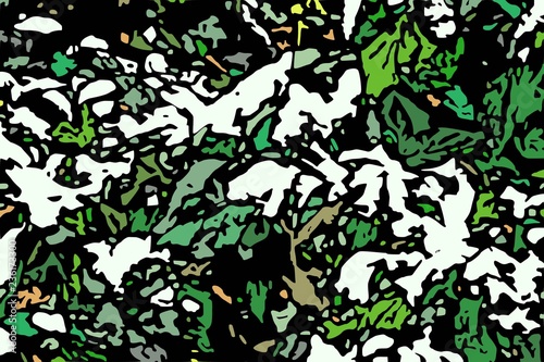 Abstract Illustration Leaves