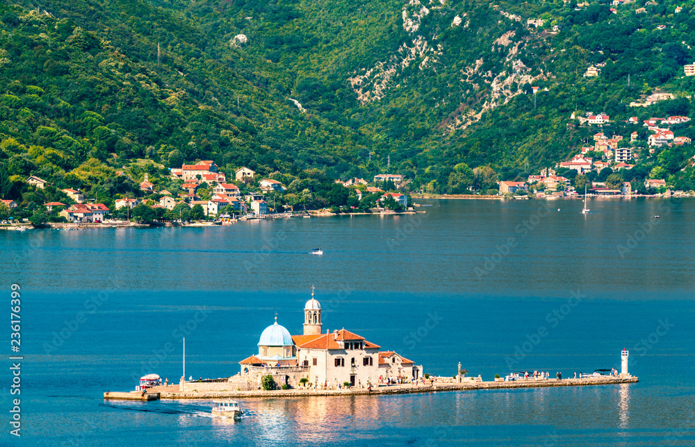 Our Lady of the Rocks Island in the Bay of Kotor, Montenegro