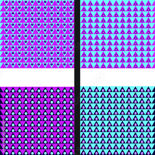 Colourful geometric patterns