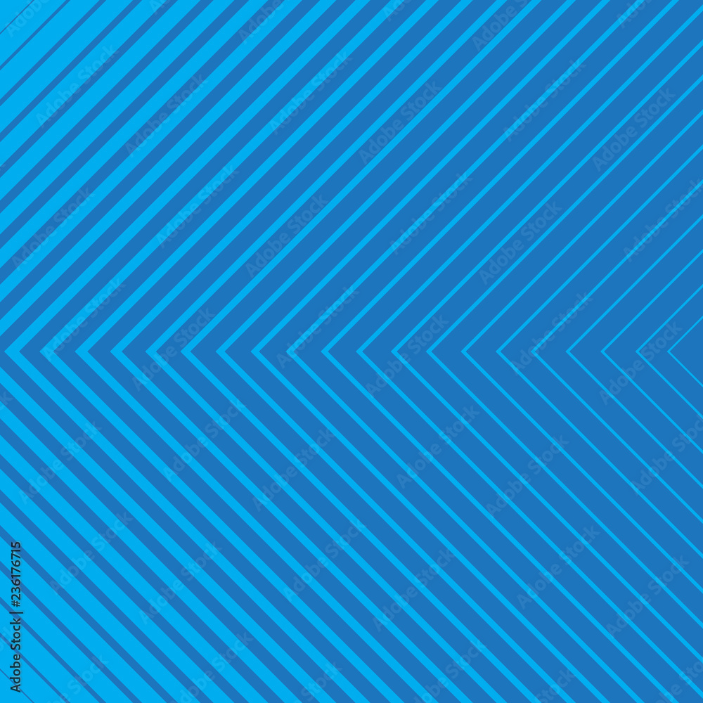 Diagonal striped parallel light blue lines vector pattern texture on the blue background.