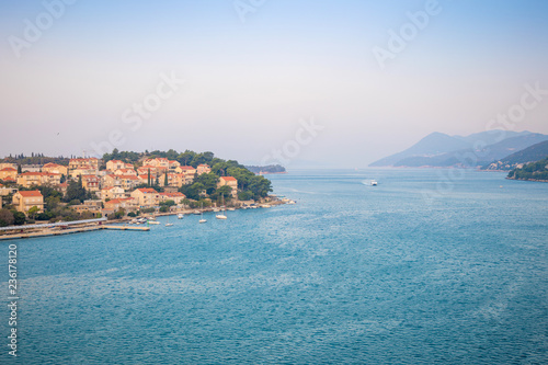 Fototapeta Naklejka Na Ścianę i Meble -  View of the new part of the city of Dubrovnik, Croatia