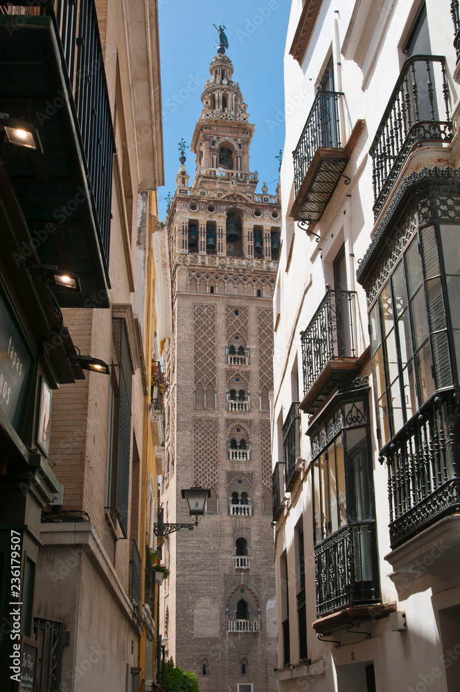Giralda, Sevilla, Andalusien, Spanien