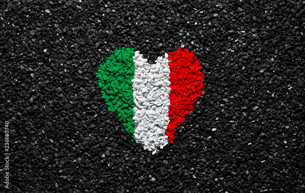 Italian Flag Heart Photos and Images & Pictures