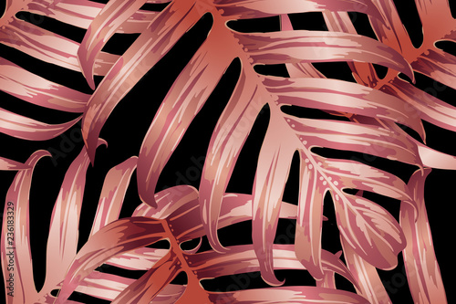 Pink red exotic pattern.