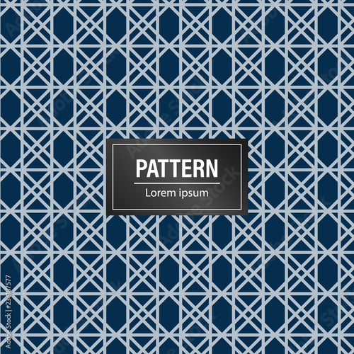 Geometric pattern background. Minimal and modern blue background