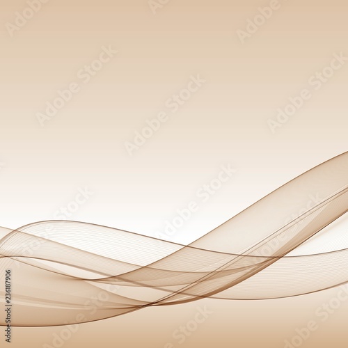 Wave brown, background abstraction vector illustration eps 10