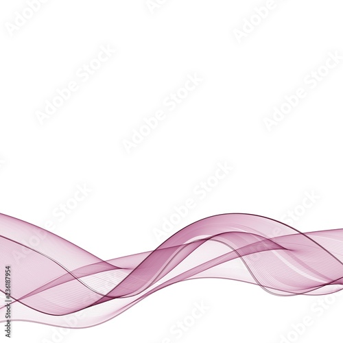 Abstract light pink wave background. Vector illustration. eps 10 © Kateryna