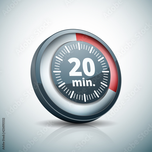 20 Minutes Time button illustration
