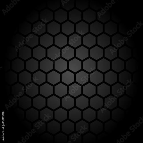 Honey comb grey pattern background