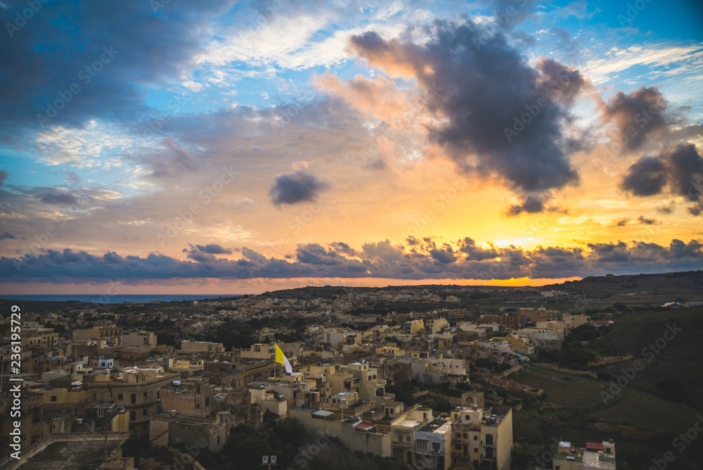 Victoria city, Gozo, Malta Island