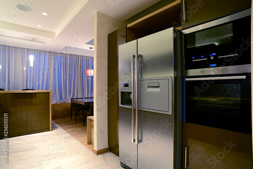 Fototapeta Naklejka Na Ścianę i Meble -  Kitchen with appliances and beautiful interior