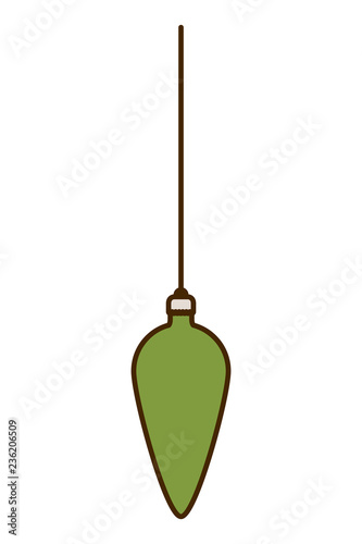 christmas ball decoration hanging isolated icon