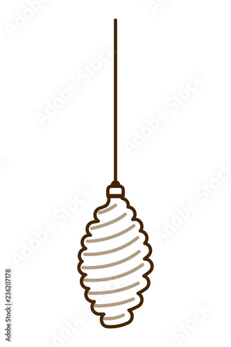 christmas ball decoration hanging isolated icon