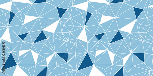 Blue network web texture seamless pattern. Great for abstract modern wallpape...