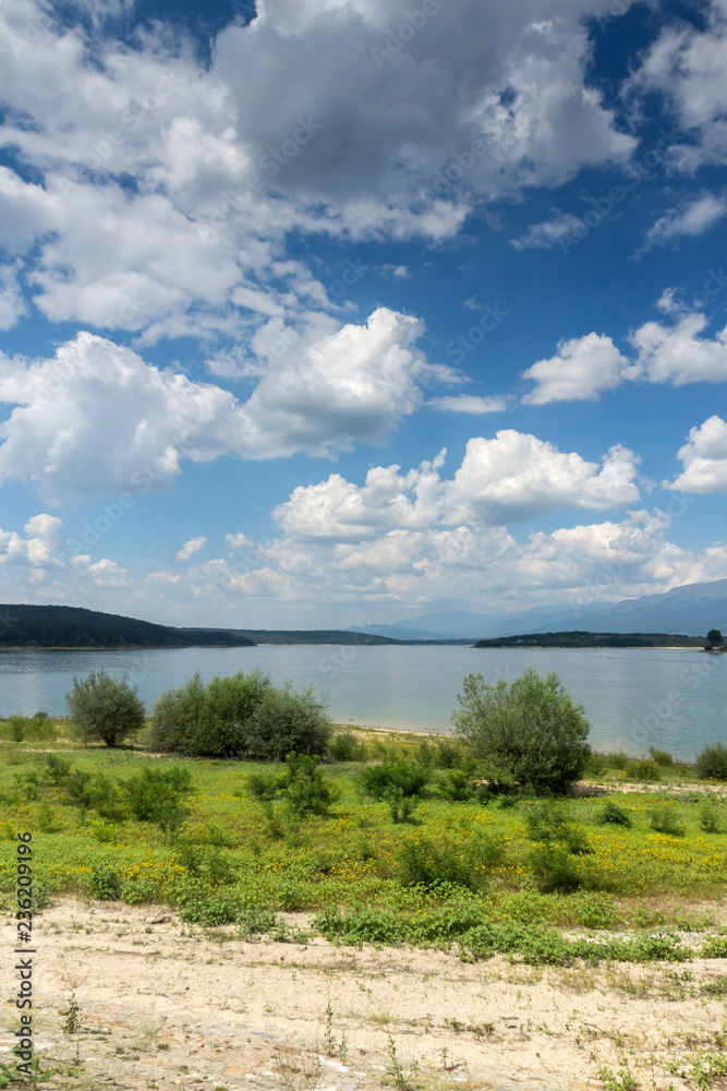 Amazing Summer view of Koprinka Reservoir, Stara Zagora Region, Bulgaria